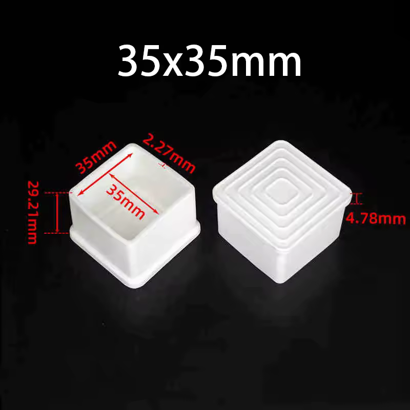 4-30Pcs PVC White Furniture Table Foot Tip Chairs Legs Pad Protector Cover Round/Square Pipe Plug Lid Tube Hole Protection Cap - Image 30