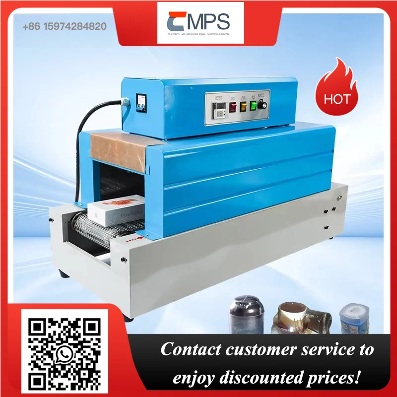 BS-2015 Iron Net with Temperature Control Meter Shrink Tubes Batteries Metal Parts Cheaper Price Heat Shrink Tube Machine