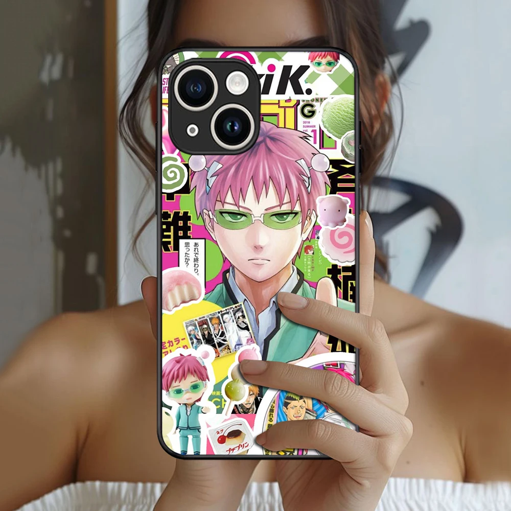 Чехол для телефона с защитой от царапин для iPhone 12 11 Pro Max Mini X XS SE, тонкий чехол с приподнятыми краями, защита JD-27 Saiki Kusuo Чехол для телефона с защитой от царапин для iPhone 12 11 Pro Max Mini X XS SE, тонкий чехол с приподнятыми краями, защита JD-27 Saiki Kusuo