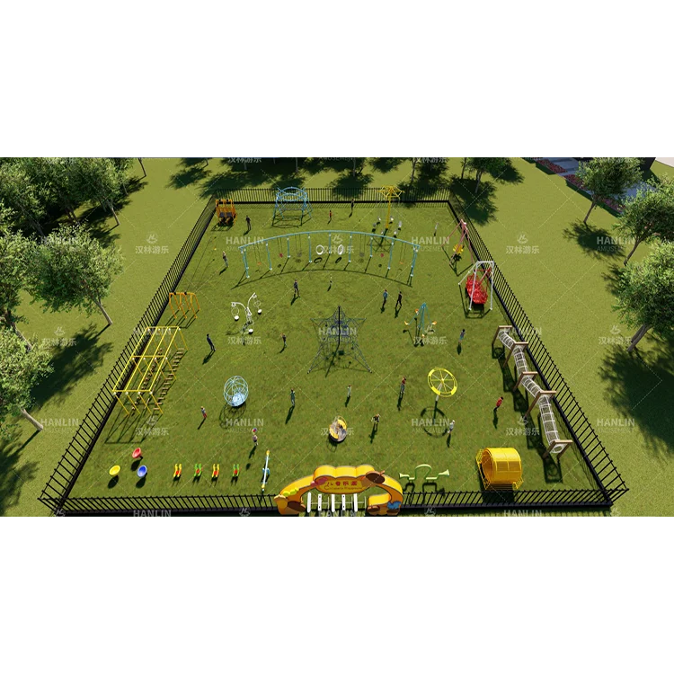 Large Outdoor Amusement Park E - Kids Outdoor Climbing Structure review and price