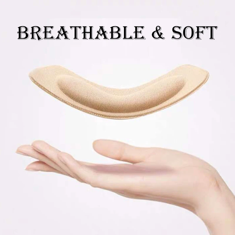 1/2/5Pairs Heel Insoles Patch Pain Relief Anti-wear Cushion Pads Feet Care Heel Protector Adhesive Sticker Shoes Insert Insole