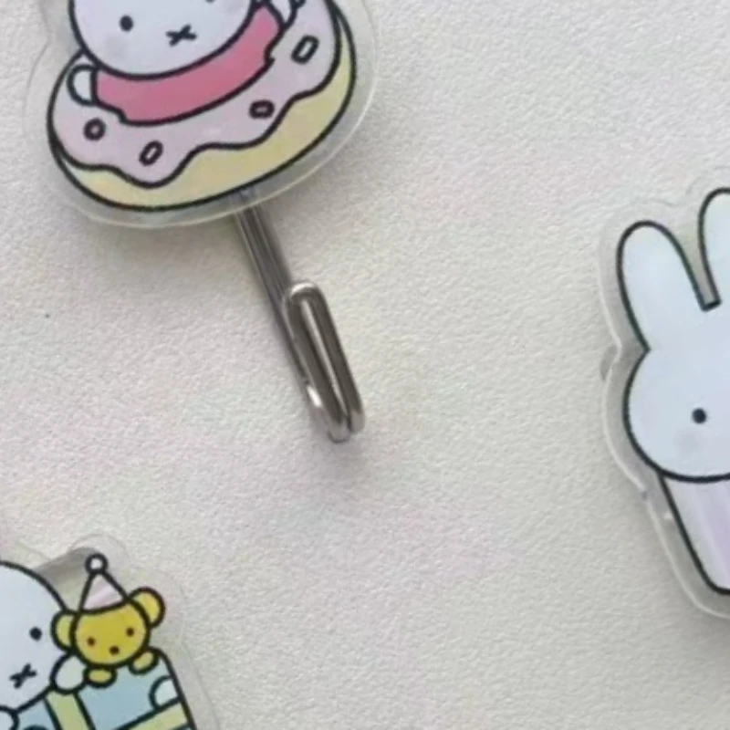 Cartoon Kawaii New Sticking Hook PMMA Practical Accept Non-punching Ins Clear Pattern Originality Be Traceless Good Use Miffy