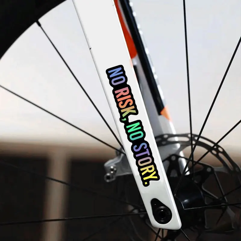 AliExpress Motivational Quote Sticker No Risk No Story Waterproof Decal for Motorcycle Helmet Tank Scooter Bike Snowboard Gift