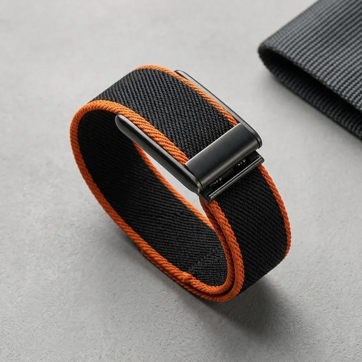 Stretchy Nylon Replacement Sport Band, Adjustable Breathable Sweat‑Wicking Wrist Strap for Men Women Compatible for WHOOP 5.0