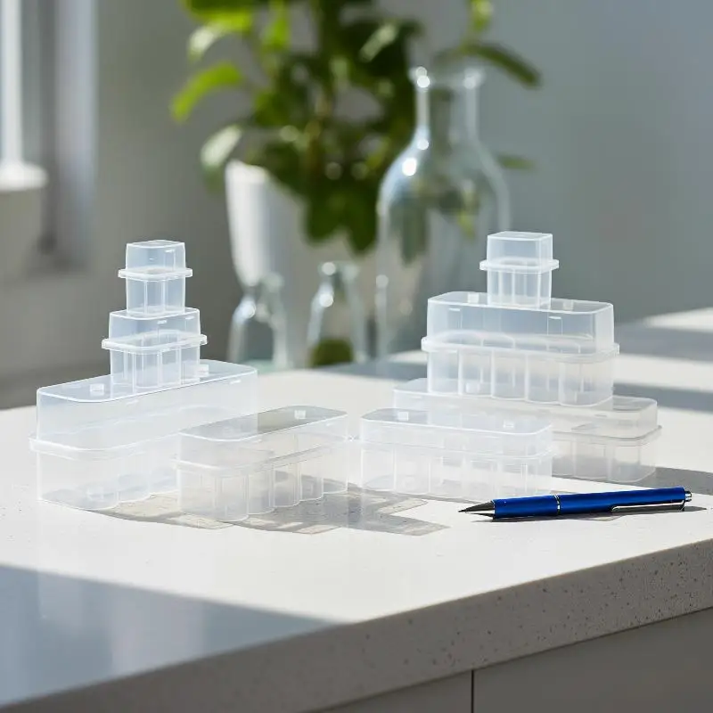 Peptide Vial Storage Box with Lid Anti-slip Microtube Freezer Container Fits 3-20ML Vials for Lab Clinic Use
