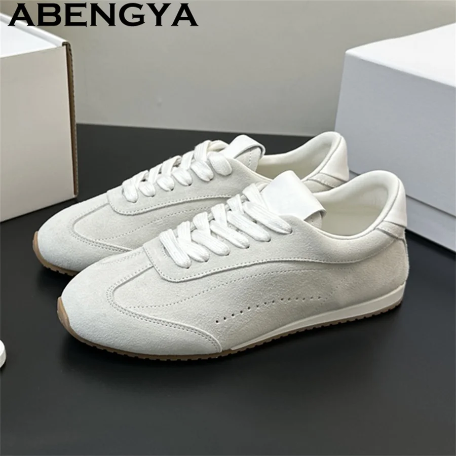 Women & Men Casual Shoes Spring Summer Breathable Comfortable Running Shoes Oxfords Bottom Lacing Casual Sneakers Balance Shoes
