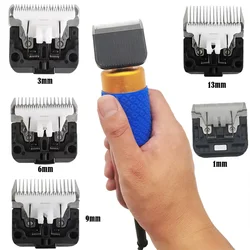 1Pcs Original Pet Clipper Ceramic Blade 1/3/6/9/13mm Cutter Head Spare Knives for Pet Scissor Head Electric Carpet Trimmer
