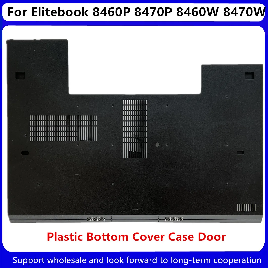 Novo para hp elitebook 8460p 8470p 8460w 8470 caso inferior de plástico capa de porta baixa