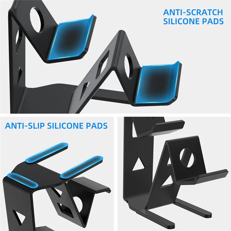 JYS Universal Handle Desktop Storage Bracket Aluminum 2-Tier Stand For Gaming Accessories For PS5/PS4//Switch A