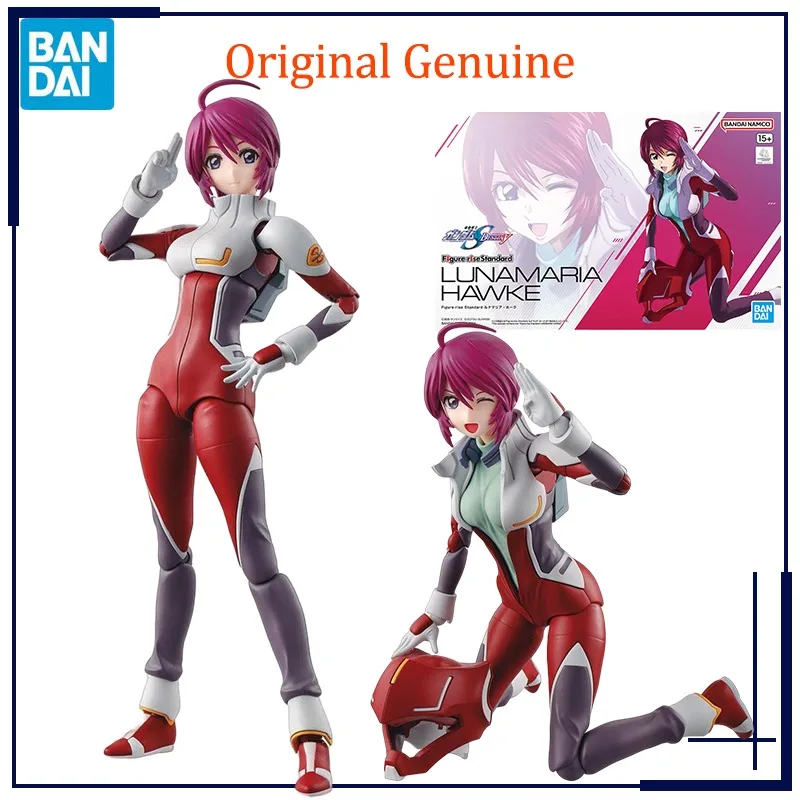 

Original Genuine Bandai Anime GUNDAM Lunamaria Hawke FRS Assembly Model Toys Action Figure Gifts Collectible Ornaments Boys Kids