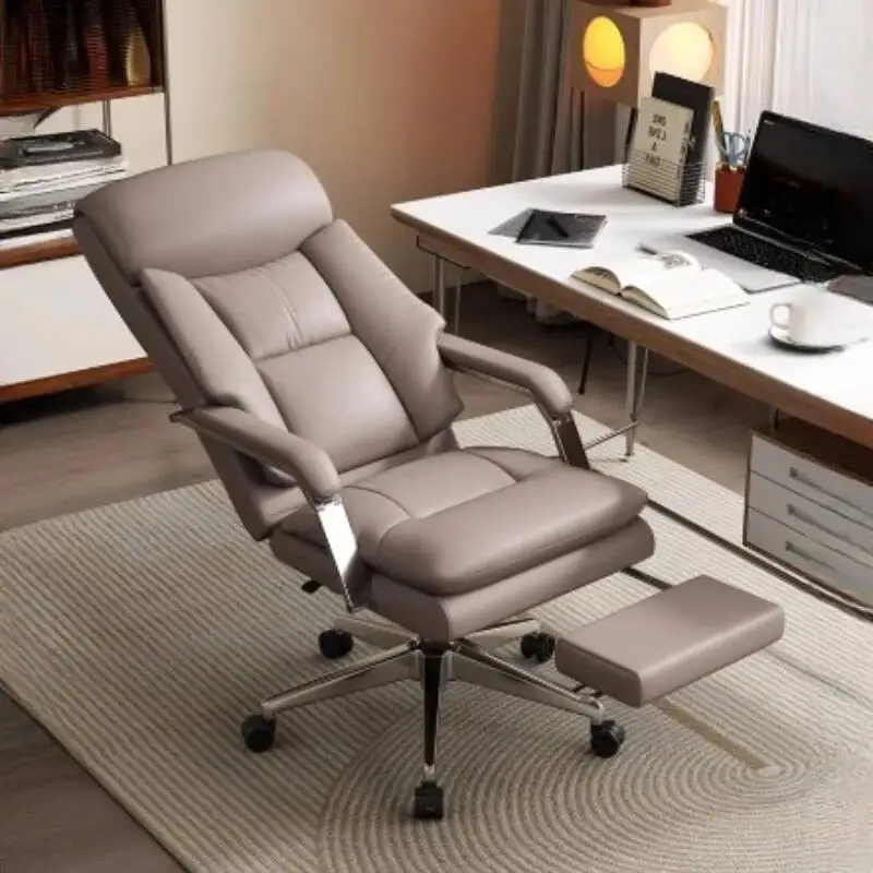 Executive Rocking Swivel Home Office Furniture Cat Paw Skin Relaxing Office Chair Computer Chaise Bureaux Swivel Gaming Chair