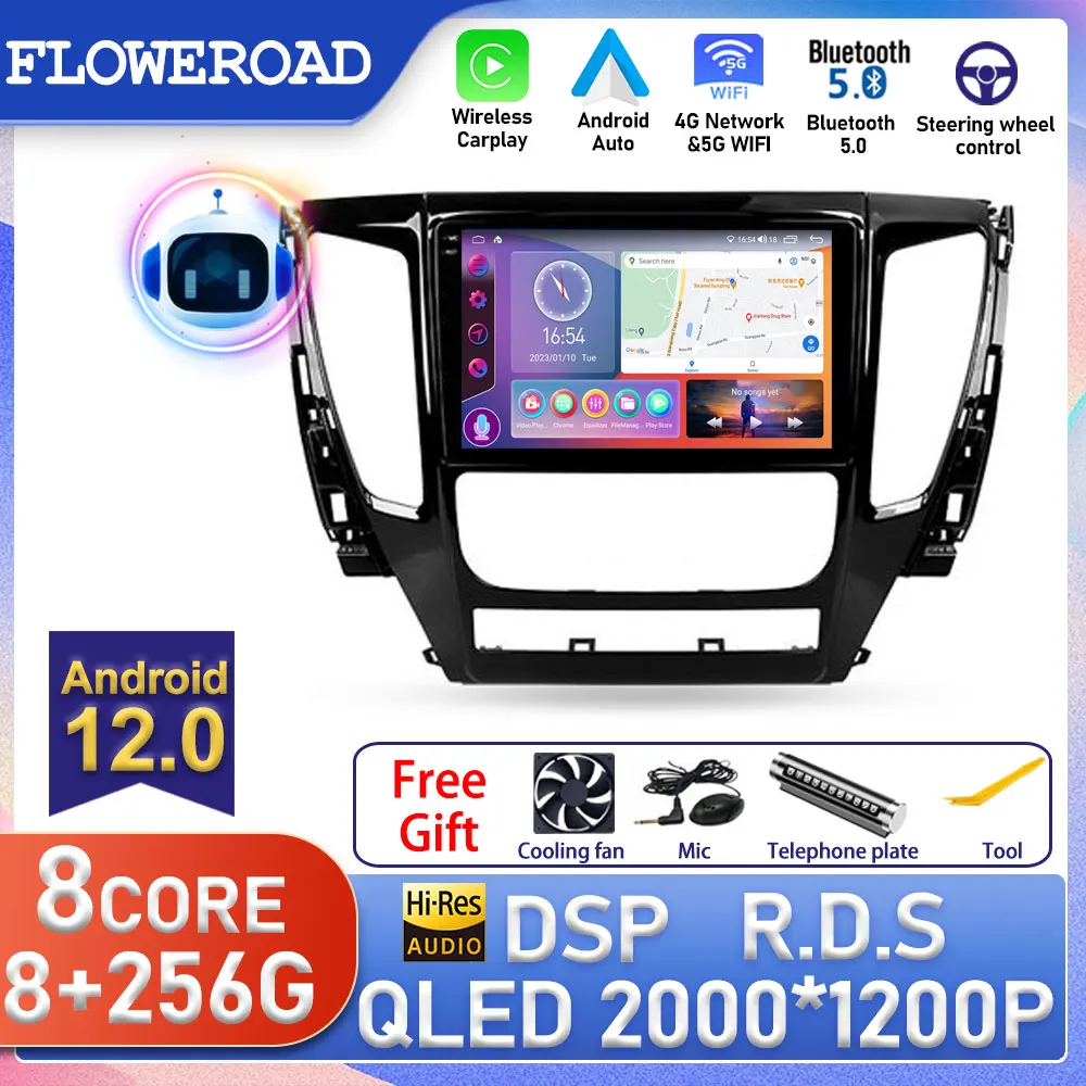 

Android For Mitsubishi Pajero Sport 3 2016 - 2018 Car Radio Multimedia Video Player Navigation Stereo GPS No 2din 2 din DVD TV