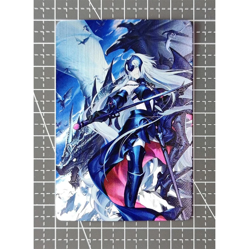 9 pz/set Anime Fate/grand Order Mash Kyrie Light Scathach carta Flash fatta in casa fai da te regalo di compleanno di natale carta da collezione di