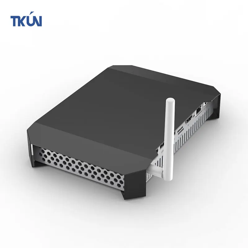 TKUN Fanless Industrial Computer  Mini PC Wireless RK3568 Android TV Box 4gb Ram 32 Rom Wifi 4G LTE SIM Card