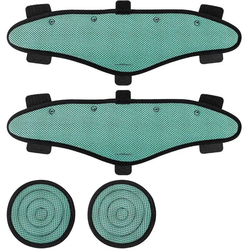 ABKW-Hard Hat Cooling Liner Accessories Set- Top Pads& Sweatbands For Safety Helmet, 4 PCS Washable Replacement Parts