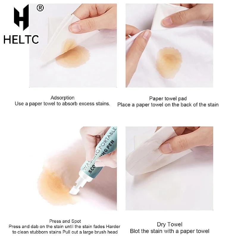 

1/3/5Pcs 10ml Instant Stain Cleaner Decontamination Pen Clothes Cleaning Brush Portable Travel-Friendly Works On Food Drink Spot