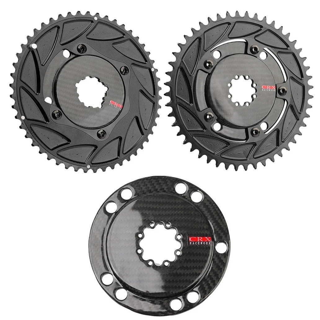 

BCD110 4/5 Bolts Full Carbon Road Bike Chainring Adapter Spider Bicycle Crank Direct Mount For Shimano Sram Crankset Adapters