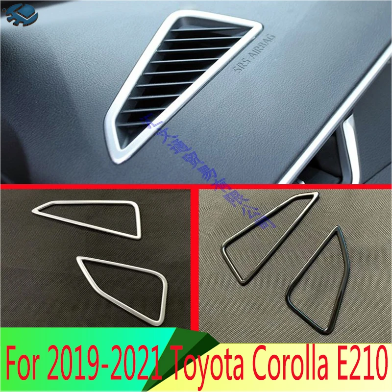 For 2019-2021 Toyota Corolla E210 Sport Hatch Hatchback Auris Air Vent Outlet Cover Dashboard Trim Bezel Frame Molding Garnish
