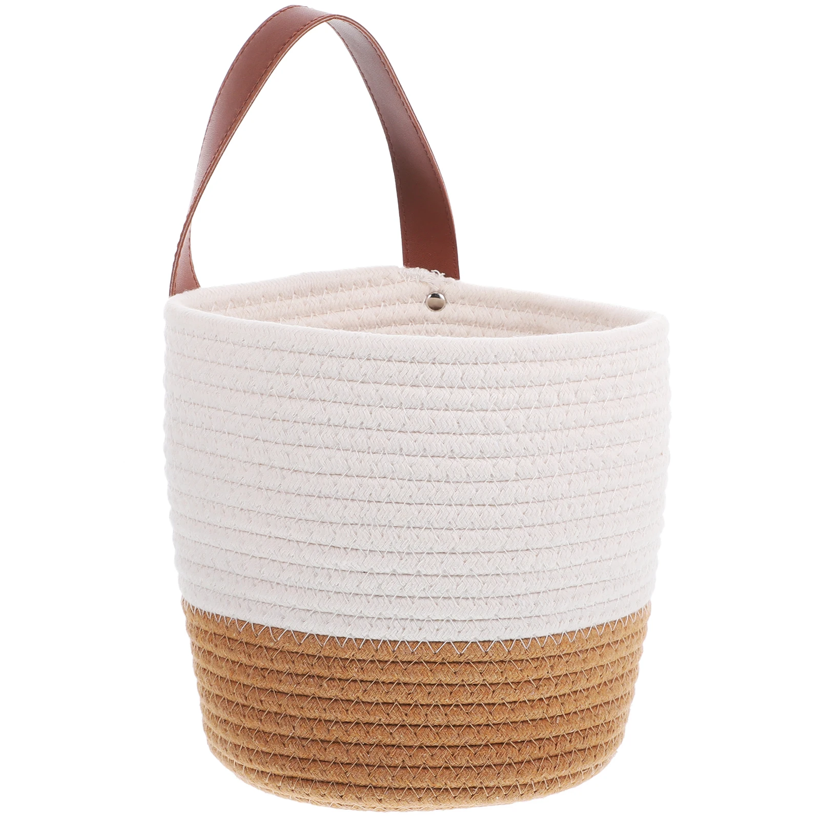 

Rustic Wall Hanging Woven Flower Storage Basket For Home Garden Decor Lightweight Wall Mountable Organizer For Kitchen Office