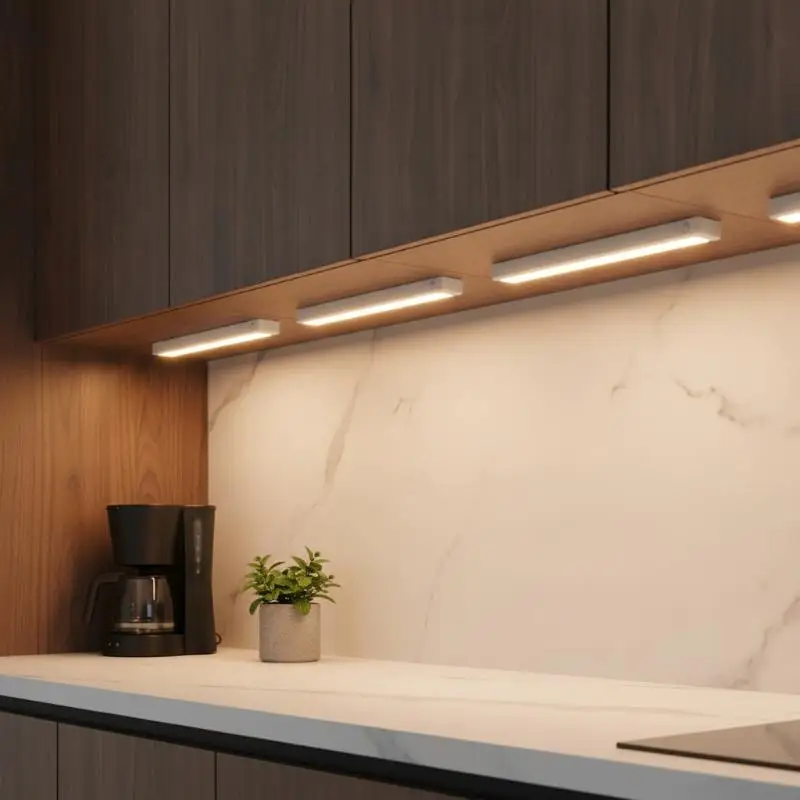 5V Motion Sensor Nigth Light COB Led Strip USB Battery Power PCB 320 LEDs Flex Lamp For Under Cabinet Kitchen Stairs