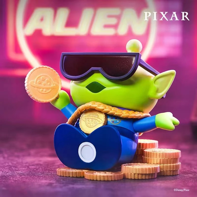 Miniso Disney Pixar Alien Immersive Experience Series Blind Box Figure Desktop Scene Ornament Creative Children's Birthday Gift