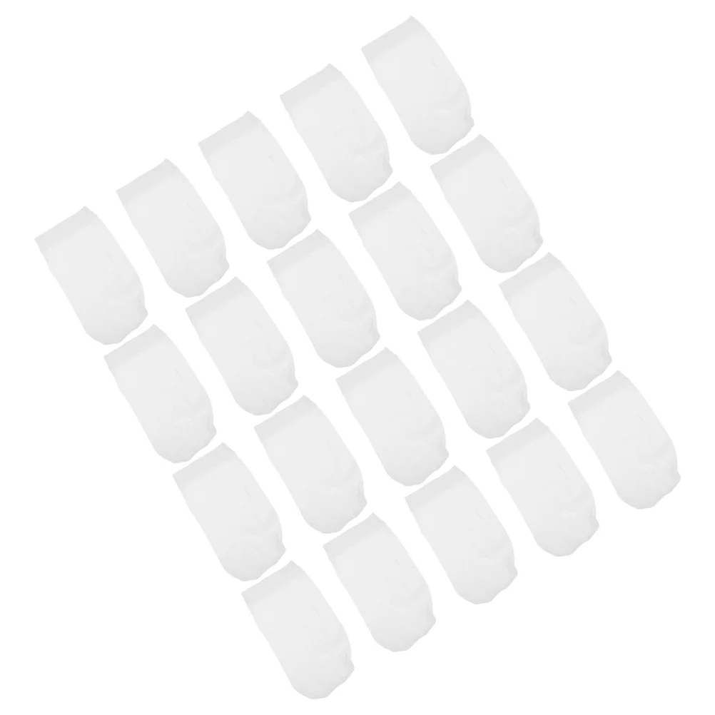 Filet de nettoyage de natation, 20 pièces, panier d'écumoire à mailles fines, chaussette pour feuilles, filtre d'élimination des débris, fournitures, chaussette à débris de piscine à mailles fines