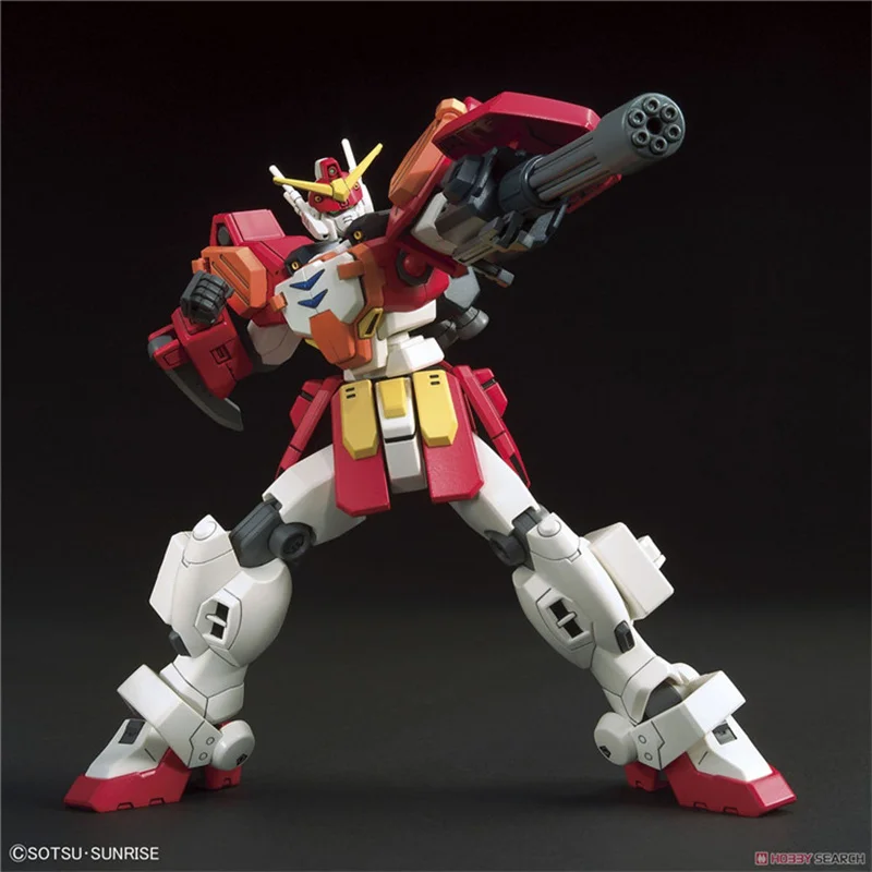 Bandai Original Gundam Model Kit Anime Figure HG 1/144 XXXG-01H GUNDAM HEAVYARMS Action Figures Toys Collectible Gifts Children