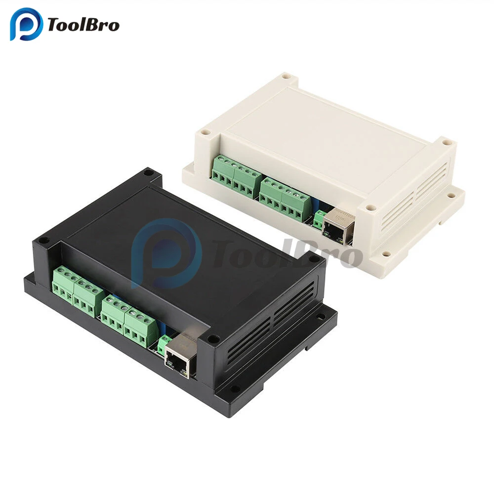 placa de modulo de rele ethernet com case rede web server controle remoto controlador rj45 tcp ip canais 250v ac 10a 01