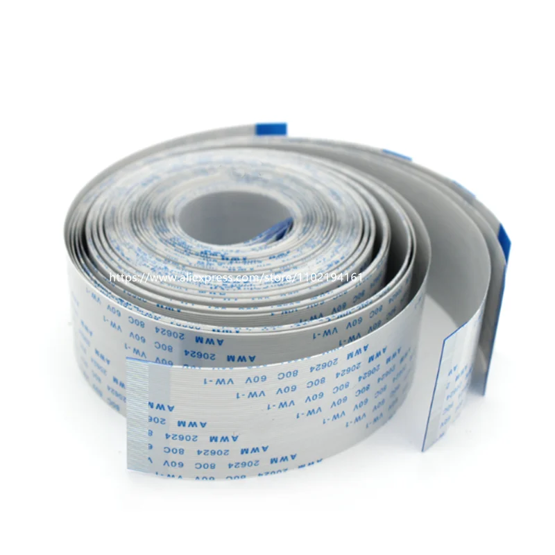 1PCS FFC/FPC cable Flat cable 0.5MM Distance length 400mm6p-100 core electronic circuit board extension cable