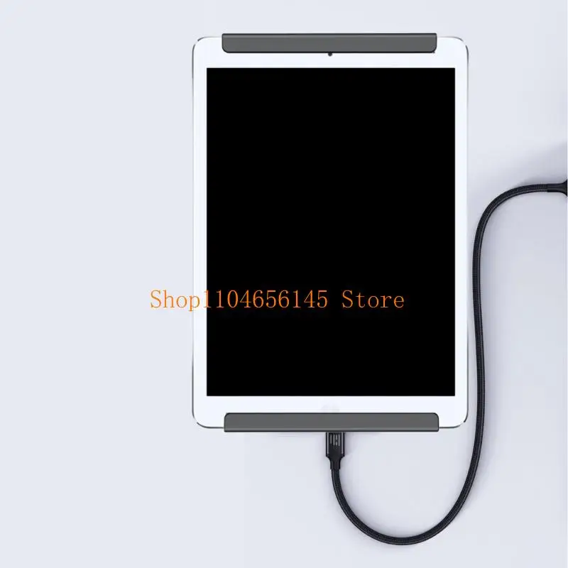 652F Tablets Wall Mount Tablets Holder Stand Base Kitchen Wall Mount Bracket Easy Installation for Tablets Phones Accessory