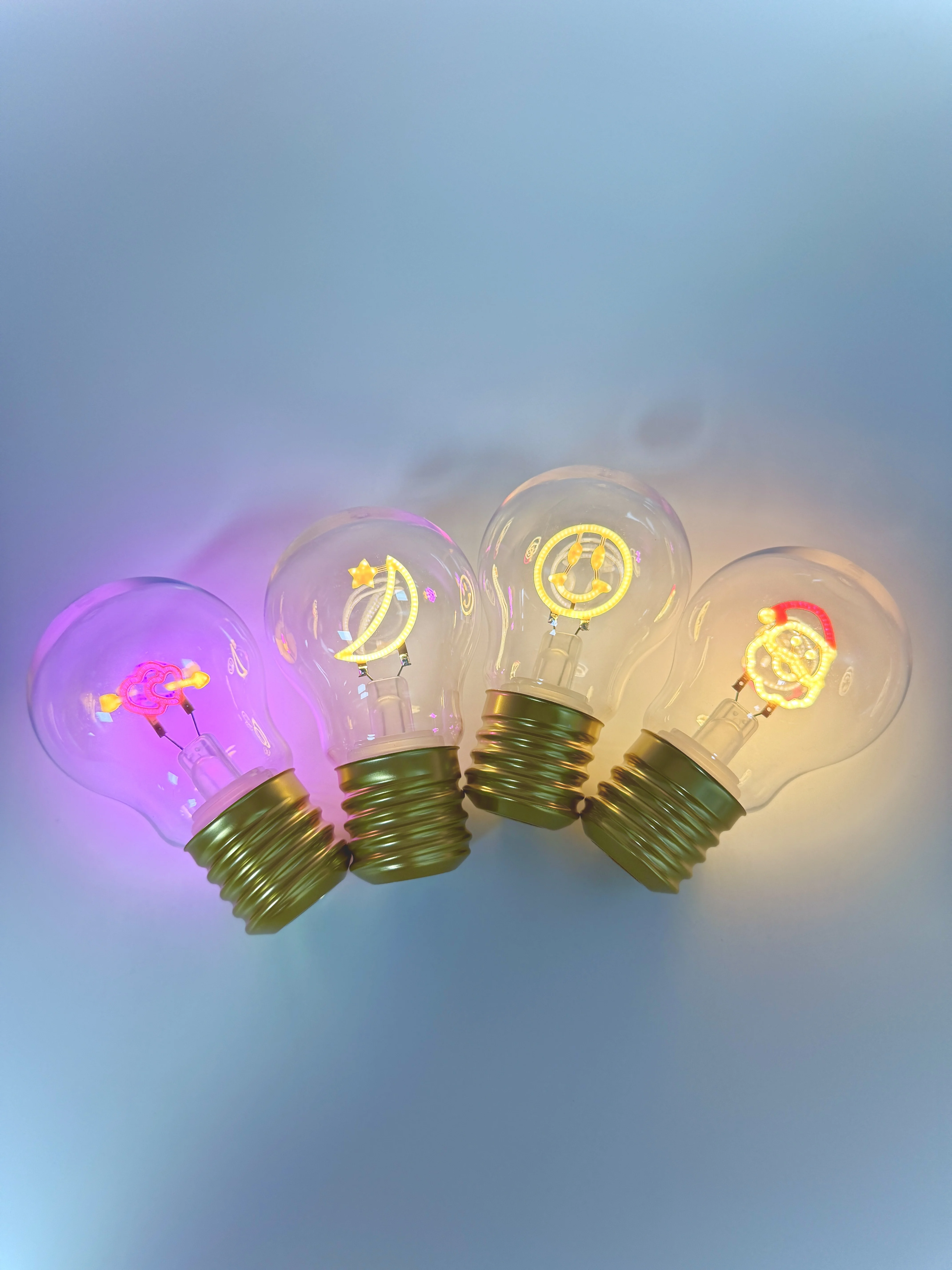 A70 Rechargeable Light Bulb Modeling Plasti Dimmable Creative Decorative Lamp Holiday Wedding Christmas Decor For Pendant Lamp