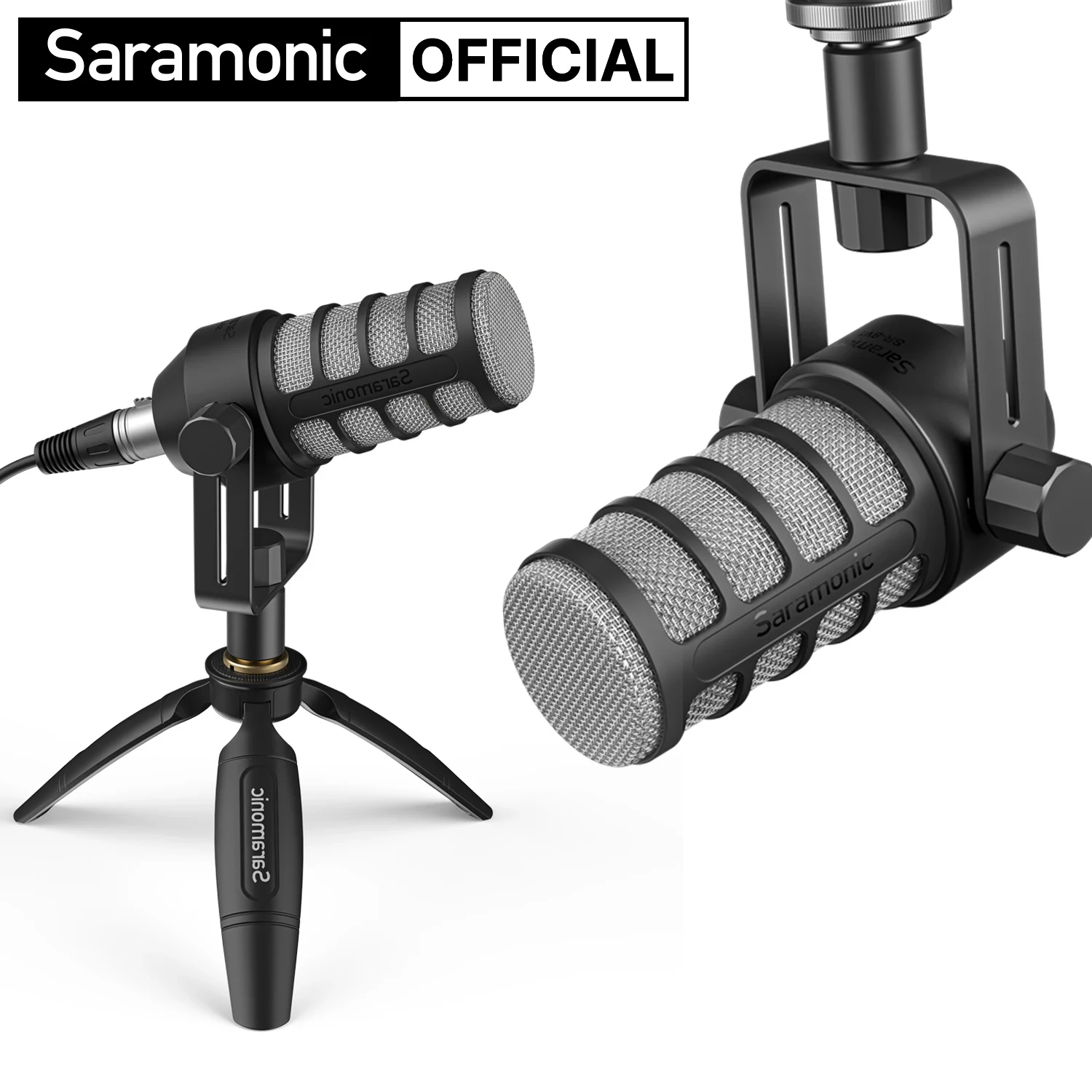 Saramonic SR-BV1 Cardioid Dynamische Desktop Studio Microfoon Voor Live Streaming Bodcasting Podcasting Opname Studio Youtube