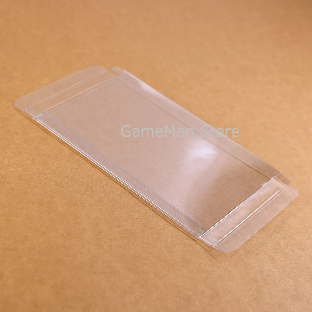 200 قطعة صندوق خرطوشة ألعاب شفاف شفاف حافظة حماية CIB بلاستيكية PET غطاء حماية لمفتاح NS