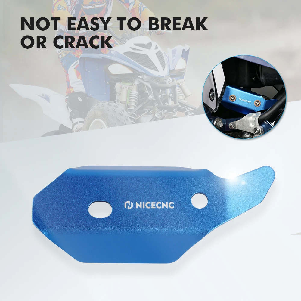NICECNC Raptor 700 ATV Mittelrohr Hitzeschild Schutzabdeckung Schutz für Yamaha RAPTOR 700 700R YFM700 SE SPECIAL 2015–2024