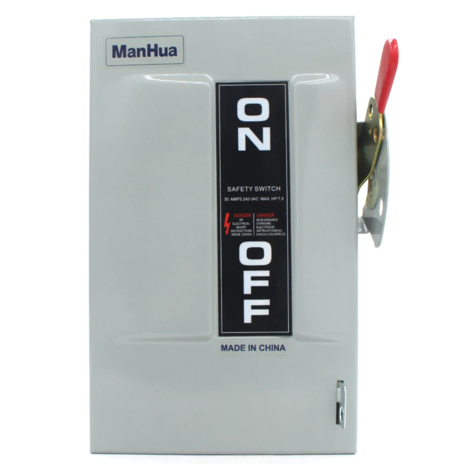 MHS1-30T Fuse Protection 3P Non Fusing Heavy Safety Switch 250V/30A General Easy To Install Circuit Breaker Panel Safety Switch