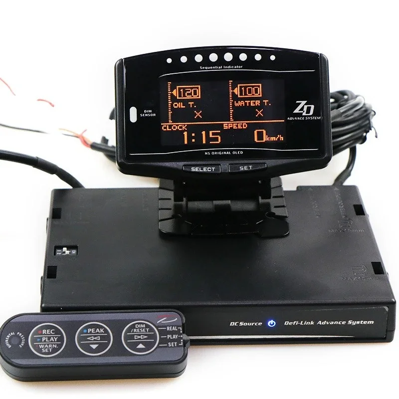 Racing instrument, ten-in-one multi-functional water temperature oil temperature turbine meter