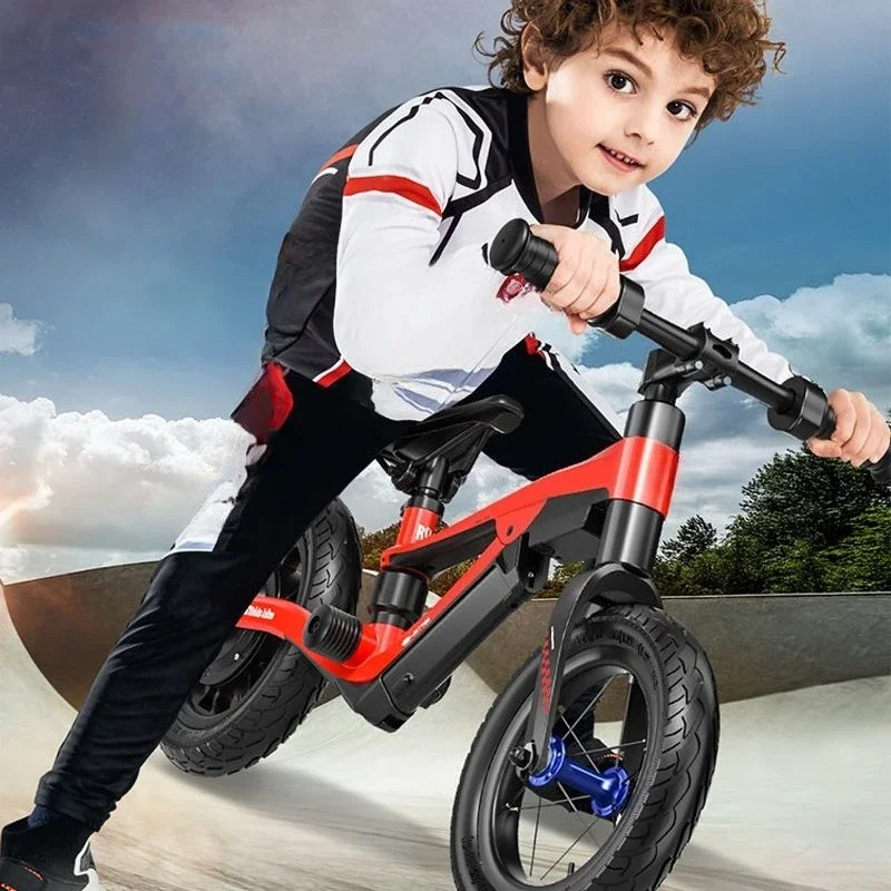 12 Inch Children Electric Balance Dirt Bike 24V 250W 2.5Ah Lithium Battery Powered Off-Road Ride On Toy for Kids
