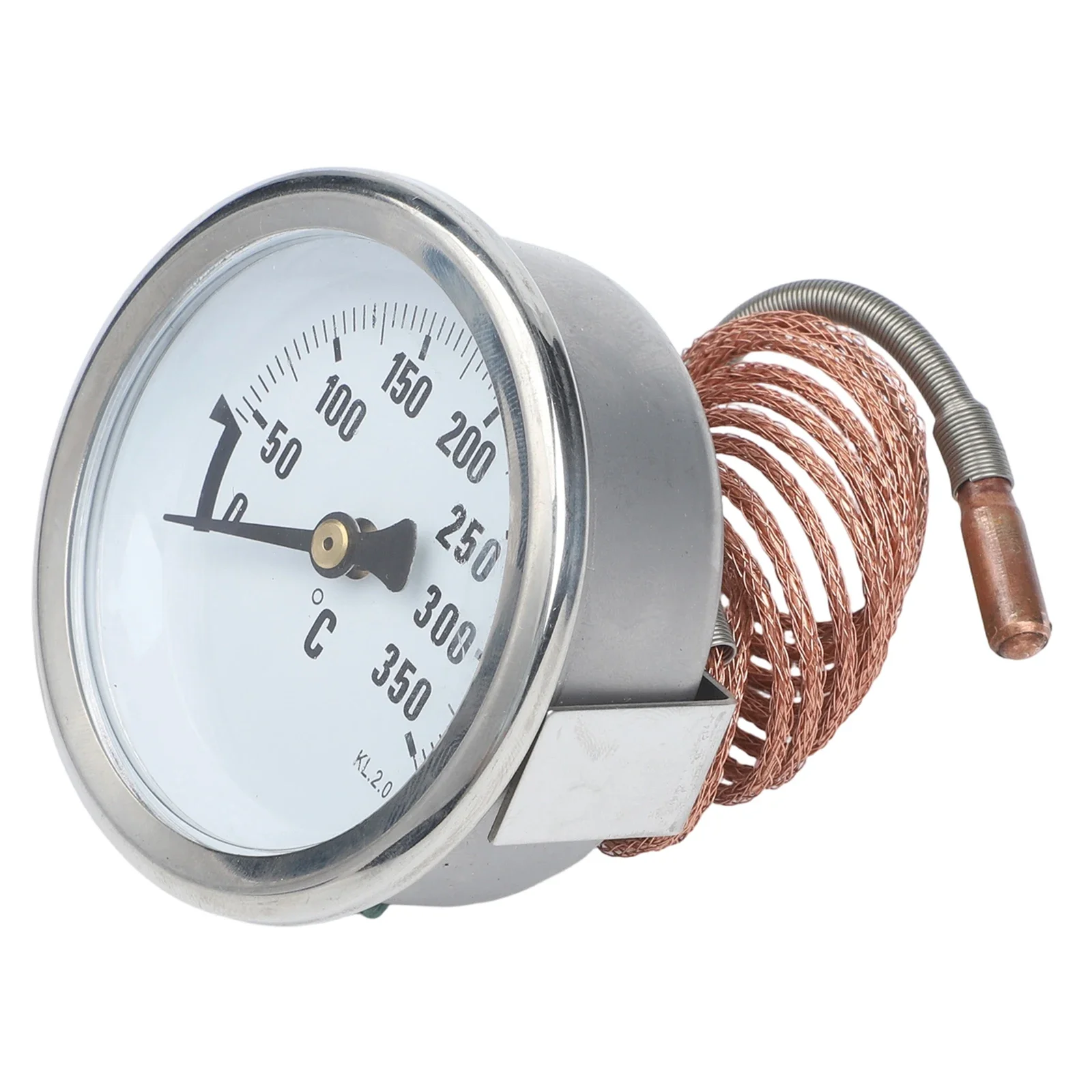 Heavy Duty 0 to 350 Celsius Capillary Thermometer for Commercial and Residential Oven and Heater Temperature Monitoring