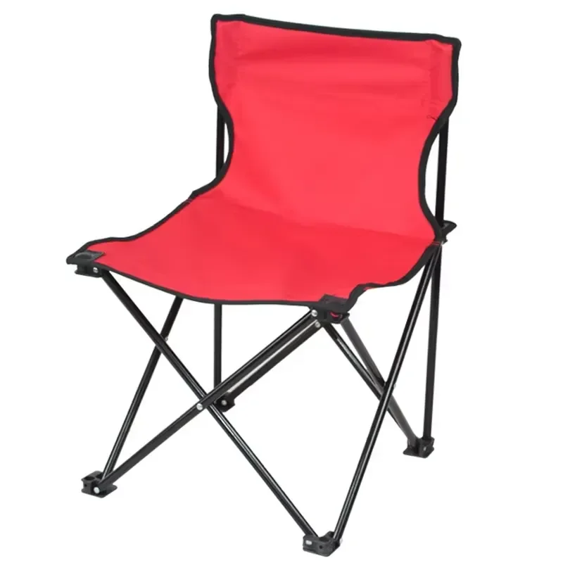 for Custom Logo Eco-Friendly Durable Outdoor Folding Beach Chairs Portable Camping Fishing Garden Wholesale Cross-border