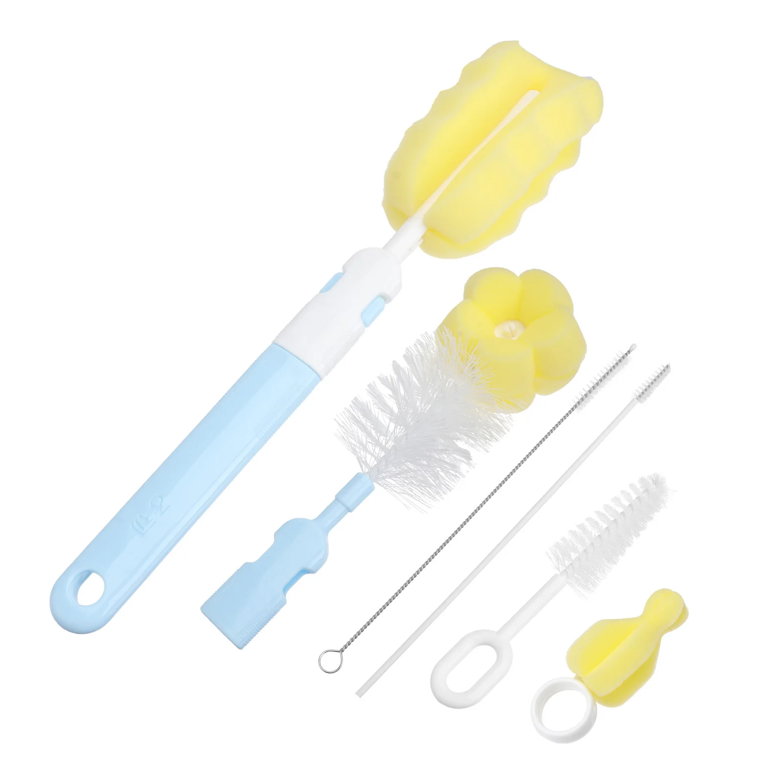 

Портативная сушилка для бутылочек, многофункциональная подставка для хранения и сушки, из безопасного и гигиеничного полипропилена, экономит место, щетка в комплекте