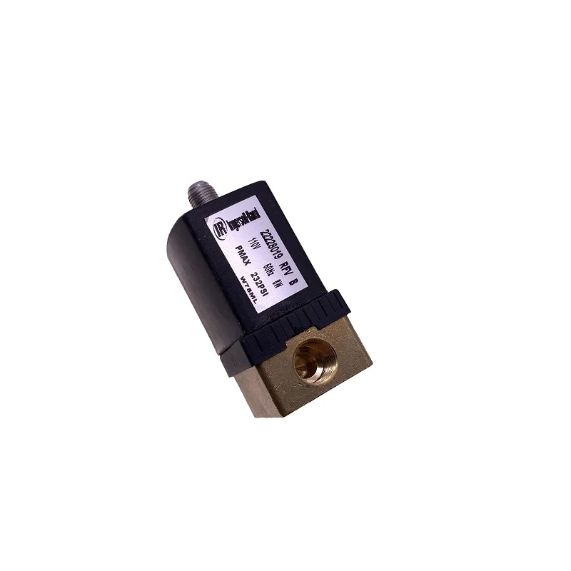 2pcs/lot 22228019 solenoid valve 110V electromagnetic valve for IR screw air compressor spare parts