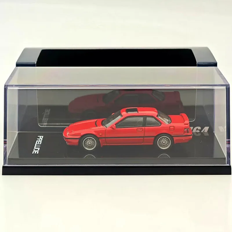 Hobby Japan 1/64 Scale PRELUDE BA5 SI TCV Customized Version Alloy Car Model Decorated Holiday Gifts Toys Souvenir Gift