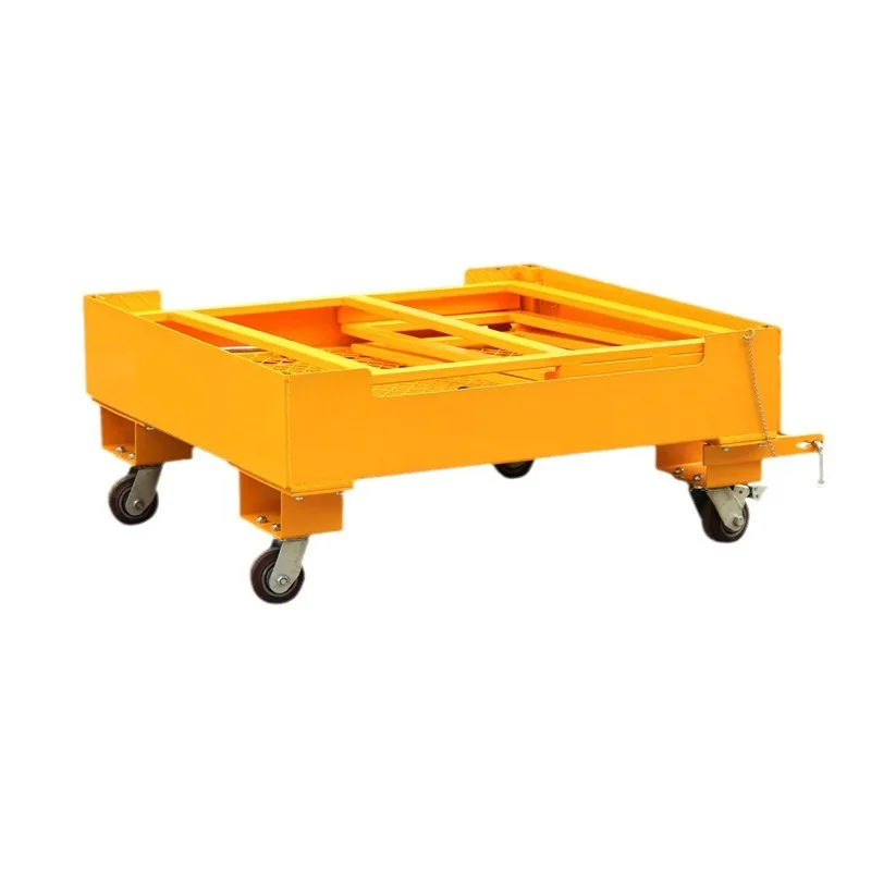 Spot fork manned platform mobile manned platform with wheels NK30A forklift cage platform aerial worker