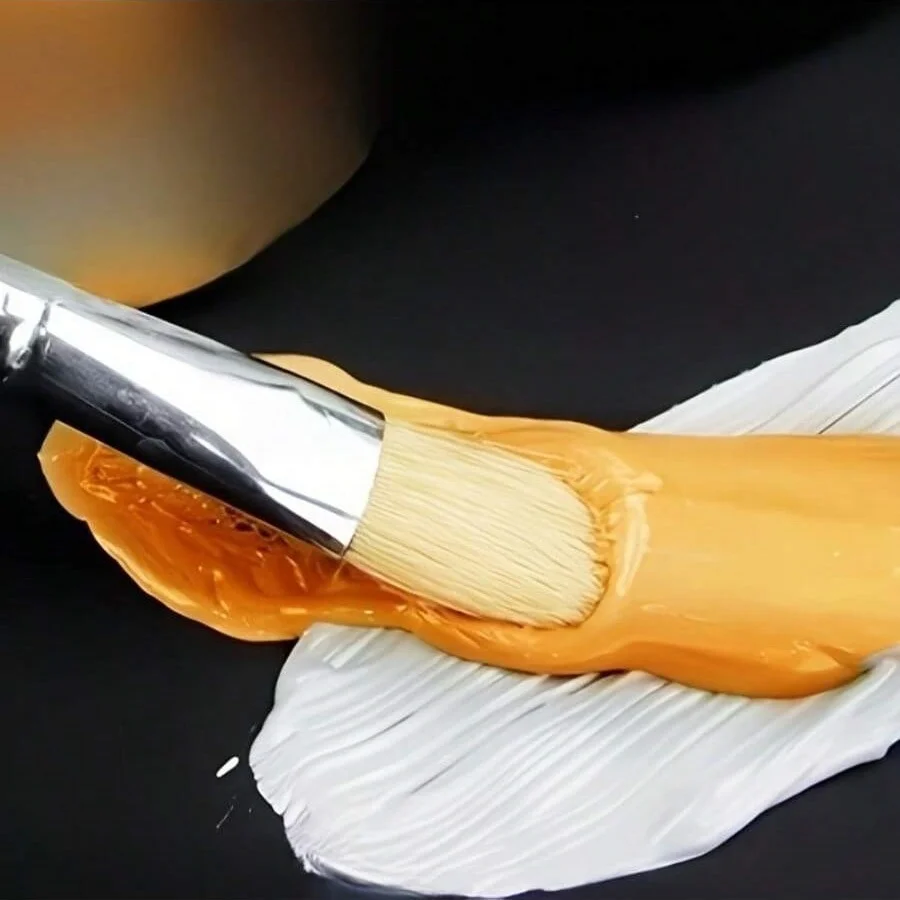 Vernice acrilica oro e argento (50ml/100ml/300ml) - vernice multisuperficie vibrante e lucida, impermeabile, resistente allo sbiadimento per canva