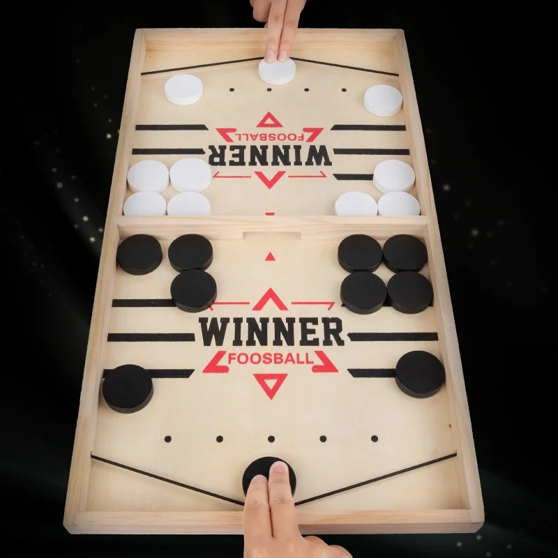 

Family Interactive Games Board Combat Board Game Pool Rhythm Sling Board Game Wooden Ice Hockey Board Game