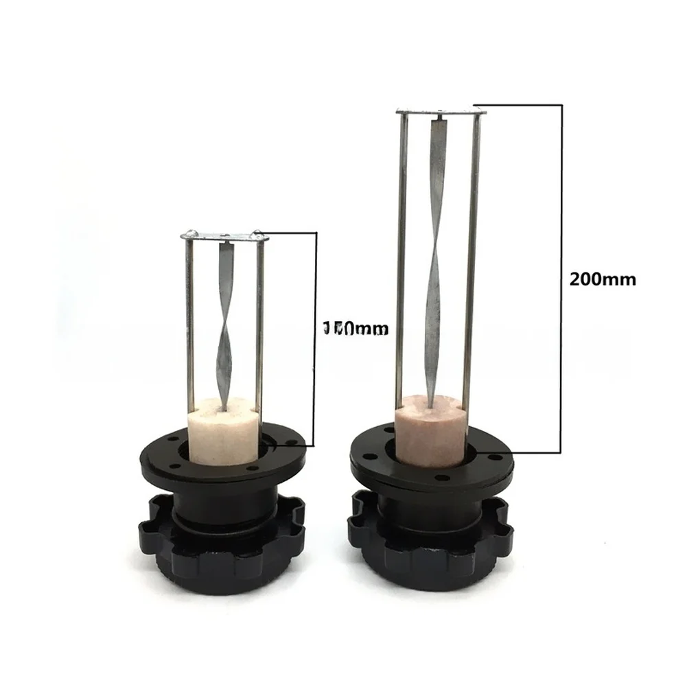Generator Oil Level Gauge with 39mm Thread and Resin 150mm 200mm 300mm Plastic Flange for Fuel Tank Monitoring