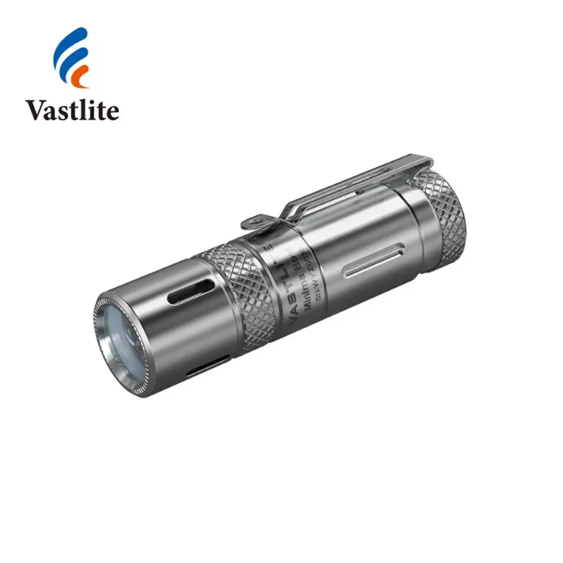 Vastlite Minima Bow Titanium LEP Flashlight 280 Lumens Portable Flashlight With Staninless Steel Clip Torch Lighting