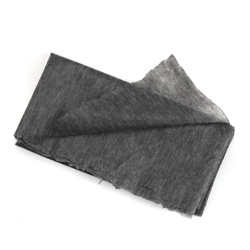 100 cm 25g/45g White Grey Black Non-woven Fabric Interlinings Iron On Sewing Patchwork Single-sided Adhesive Linings DIY 1 PC