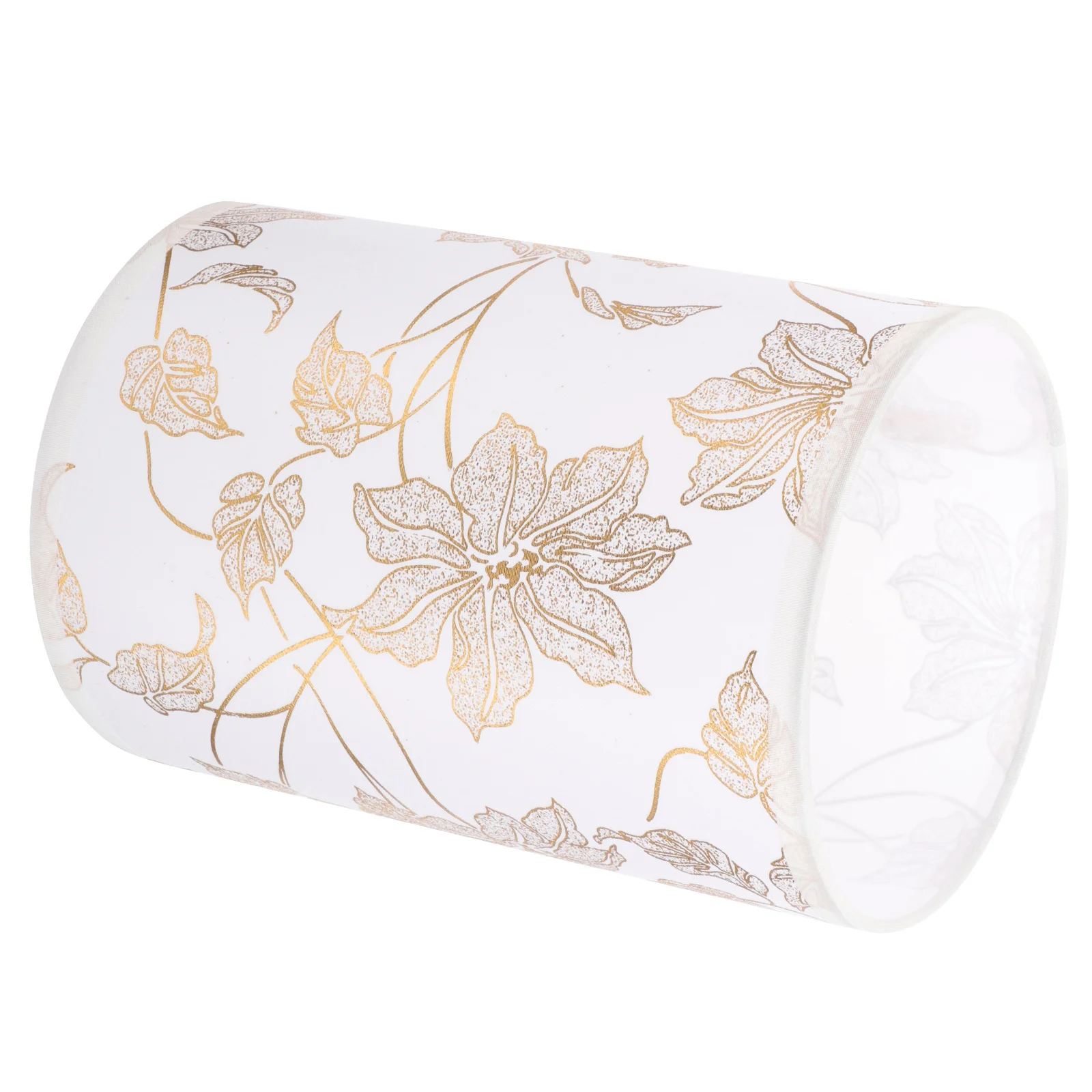 

Абажур для настольной лампы из льна и пластика с красивым узором в виде листьев, стильный декор для комнаты, замена для прикроватной лампы