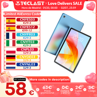 Teclast M40 Plus tablet, 10.1 inch, 8GB RAM, ROM 128GB (support Micro SD 1TB), 1920x1200 FHD, Android 12, MT8183 CPU, 8 cores, mali G72 GPU 7000mAh Support Parental Control GPS type C Wi-Fi 8MP + 5MP